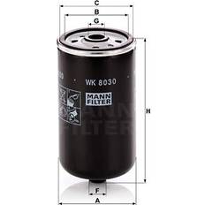 MANN-FILTER Brændstoffilter WK 8030