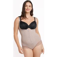 Clothing Maidenform Women's Sculpts Open Bust Bodysuit, Ultra-Firm Compression Shapewear, Evening Blush