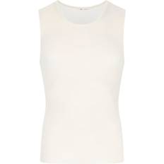 Polyamide T-shirts & Tank Tops Ami Paris Long Tank Top - Ivory