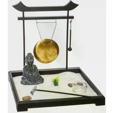 Métal Objets décoratifs Atmosphera Jardin Zen Tori 26 x 26 cm Créateur D'Intérieur Objet décoratif