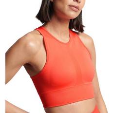 Gerippt BHs Superdry Seamless Core Sports Bra - Coral