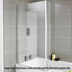 Bathtubs Nuie Hudson Reed Quattro Bath Screen Double