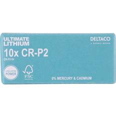 Deltaco Ultimate Lithium, 6V, CR-P2, 10 pk ULTB-CRP2-10P