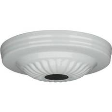 Integrated Extractor Fans Satco 90-1685 Ribbed Canopy, White