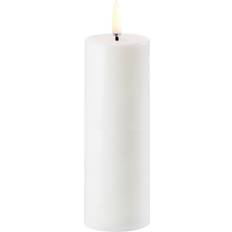 Uyuni LED Blockkerze 5x14,5 cm Nordic White LED-Licht