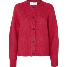 Selected Lulu Alpaca Wool Blend Cardigan - Ski Patrol