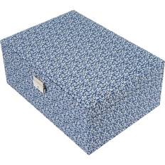 Bon Dep Smykkeskrin Bon Dep Square Jewellery Box - Blue