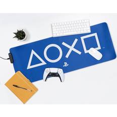 Bureaux de jeu Paladone Playstation Light Up Desk Mat