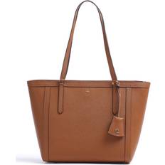 Lauren Ralph Lauren Back Pocket Totes & Shopping Bags Lauren Ralph Lauren Crosshatch Clare 25 Tote Bag - Tan