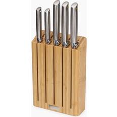 Elevate Knivblok 6 Dele 5 Knive Rustfrit Stål