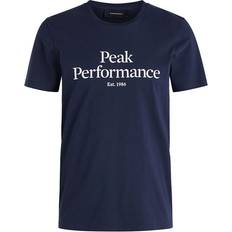 Peak Performance Herre T-shirts Peak Performance Original logo t-shirt Navy Levering 1-2 hverdage