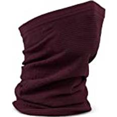 GripGrab Freedom Warp Knitted Seamless Neck Warmer - Dark Red