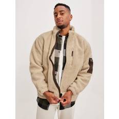 Dr. Denim Overtøj Dr. Denim Ethan Pile Jacket - Light Khaki