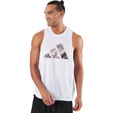 Mies - Pellava Topit Adidas Designed Movement HIIT Training Tank Top - White