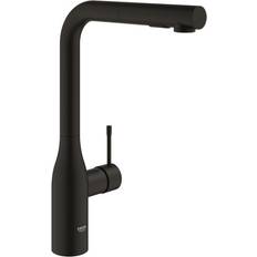 Zwenkbare Uitloop Badkranen en Douchekranen Grohe Essence Phantom Black