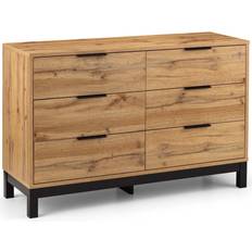 Julian Bowen Bali 6 Wide Chest of Drawer 120x77cm