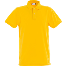 Clique Stretch Premium Polo Shirt Men's - Lemon Yellow