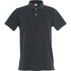 Clique Stretch Premium Polo Shirt Men's - Anthracite Melange