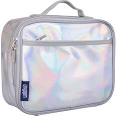 Silver Lunch Boxes Wildkin kids insulated lunch box bag for boys & girls holographic