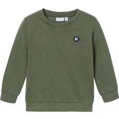 Bomull Collegegensere Name It Kid's Regular Fit Sweatshirt - Rifle Green (13220379)