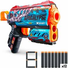 Zuru x shot pistol Zuru Pistol med Pilar X-Shot Flux 21,5 x 14 x 4 cm 12 antal