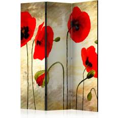 Or Paravents Artgeist 3 Volets Golden Field Of Poppies-Taille L 135 x H 172 cm Paravent