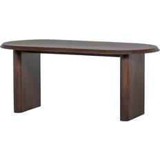Ellips aus Mangoholz 180 cm Braun