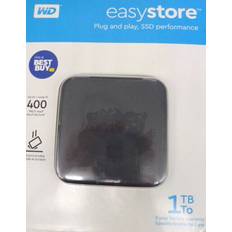 WD easystore 1TB External USB 3.0 Portable SSD Black