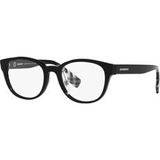 Glasögon & Läsglasögon Burberry Kvinna BE2381D Peyton 3001 Ramramar Acetat Svart Transparent Fyrkantig
