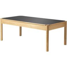 Beige Soffbord FDB Møbler C44 Soffbord 60x120cm