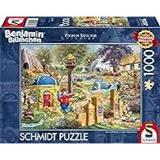 Puzzles Schmidt Spiele Spiele Benjamin Blümchen Ein Tag im Neustädter Zoo 1000 Teile Puzzle