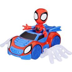 Superhéroe Coches Disney Spidey y su Superequipo Spidey con su bólido arácnido