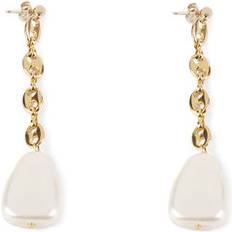 Barton earrings #shiny gold u
