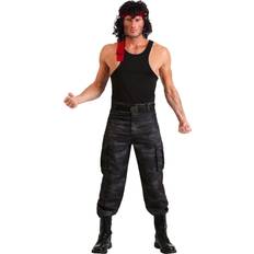 Fancy Dresses Fun Adult John Rambo Costume