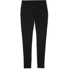 Nylon Pantalones Térmicos Smartwool All-Season Base Layer Negro Mujer - Black