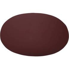 Ørskov Oval Place Mat Brown, Red (48x35cm)