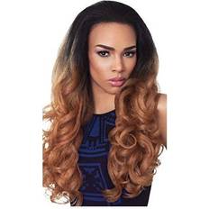 Heat Resistant Wigs Synthetic Hair Half Wig Quick Weave Stunna 1B Off Black