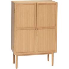 Oak Storage Cabinets Hübsch Candour Natural Storage Cabinet 27x90cm