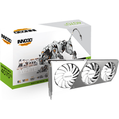 3 - GeForce RTX 4070 Ti Grafikkarten Inno3D GeForce RTX 4070 Ti X3 OC White HDMI 3xDP 12GB