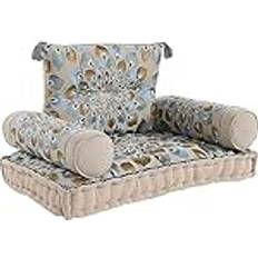 Dkd Home Decor Blå Beige Haven Sofa 90 x 55 x 18 cm Lænestol