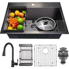 All in one kitchen AKDY All-in-One Matte Single Bowl Kitchen