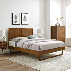 Beds & Mattresses modway Alana Collection MOD-6617-WAL King Wood