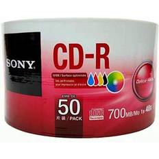 Sony 50 48x CD-R 80min 700MB White Inkjet Hub