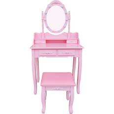 Rosa Toelette Home Deluxe Rosy Pink Dressing Table 40x71cm