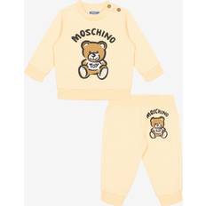 Tracksuits Moschino Jogginganzug Aus Bio-sweat-material Teddy Bear Hell-cremefarben MOK11_Sweater Pants_Kids_12/18