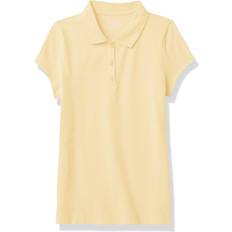 M Polo Shirts The Children's Place Uniform Pique Polo Shirt - Pale Sun