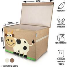 Chambres d'enfant Boíte De Rangement En Tissu Pour Enfant Grand Modèle Vache 833013