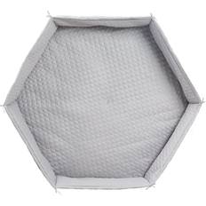 Gris Camas Roba Acolchado Para Parque Infantil Bebé Hexagonal Style Grey