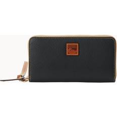 Dooney & Bourke Pebble Grain Large Zip Around Wristlet Wallet