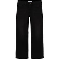 Name It Kid's Straight Leg Jeans - Black Denim